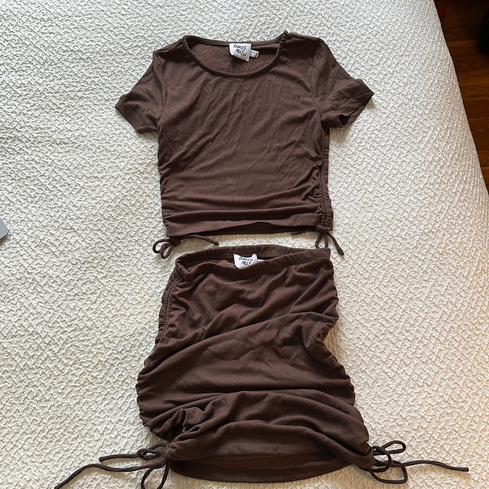 Princess Polly Shirt and Skirt Set